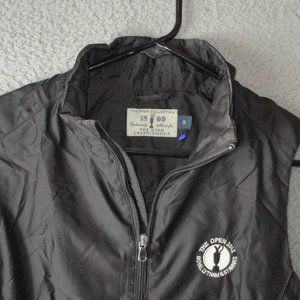 THE OPEN COLLECTION ROYAL LYTHAM CLARET WOMEN'S GOLF VEST BLACK SMALL POLYESTER